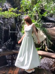 原版花仙子立體蝴蝶2025春夏新吊帶後背鏤空性感設計ins潮chic裙Z