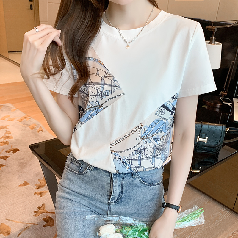 實拍夏季短袖t恤女裝2025年新款ins潮辣妹高腰上衣短款設計感小眾