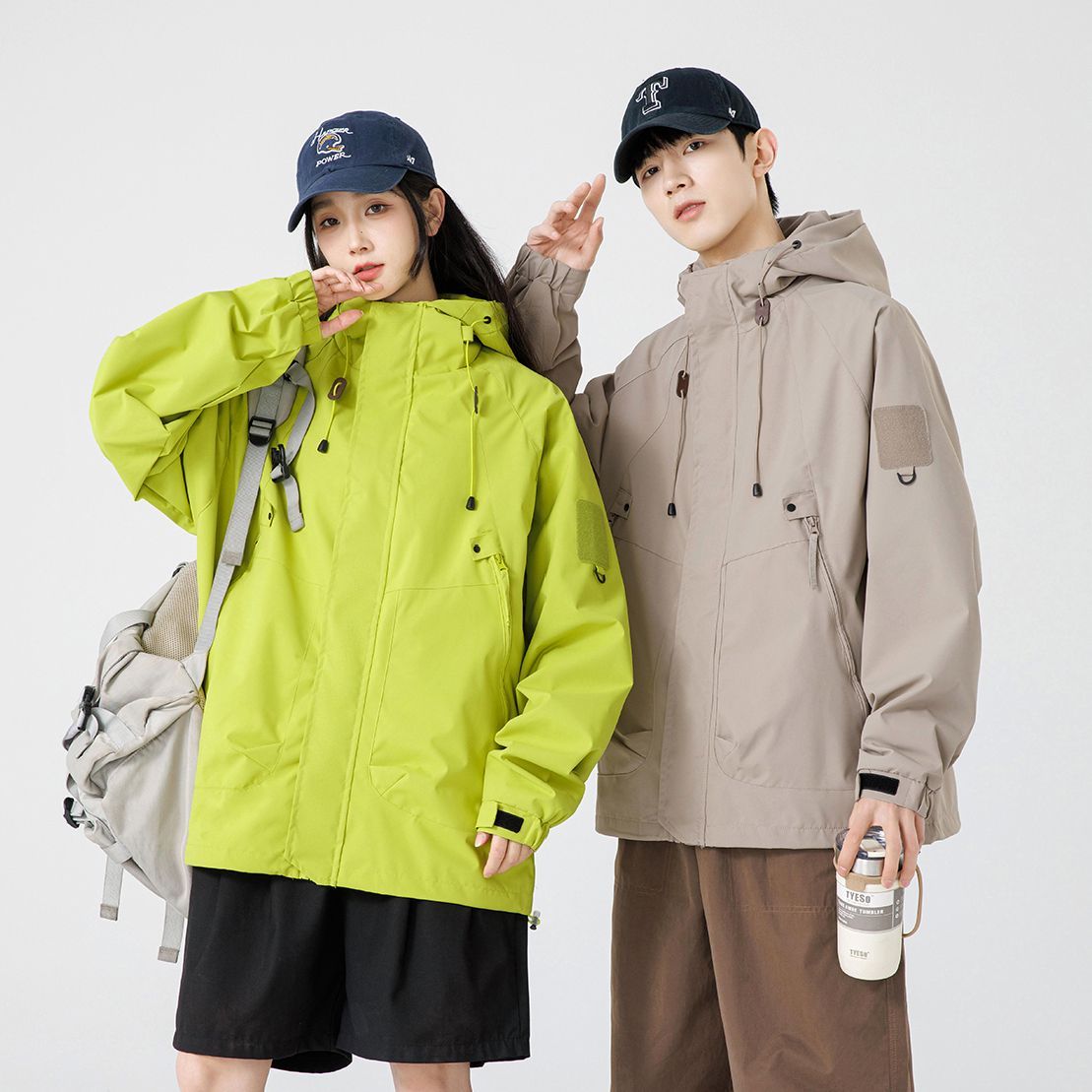 Unisex Outdoor Workwear Windproof Loose Jacket Outerwear New Arrival Bulk