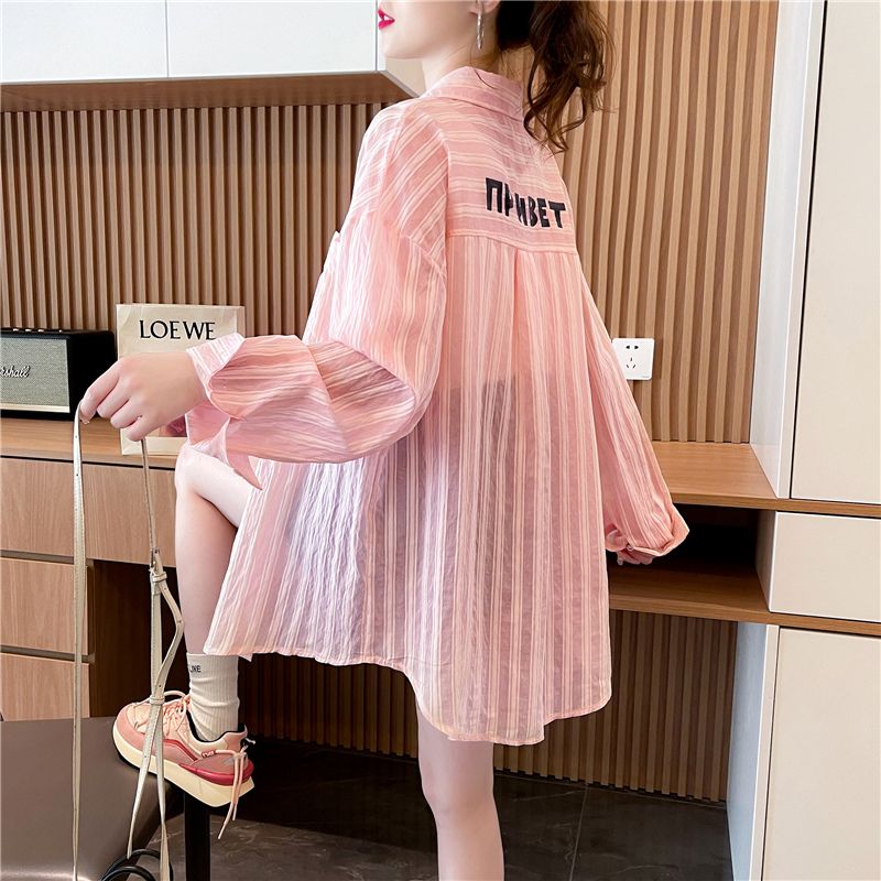 Original cloth quality New early autumn thin shirt printed pocket jacket Large size women's clothing