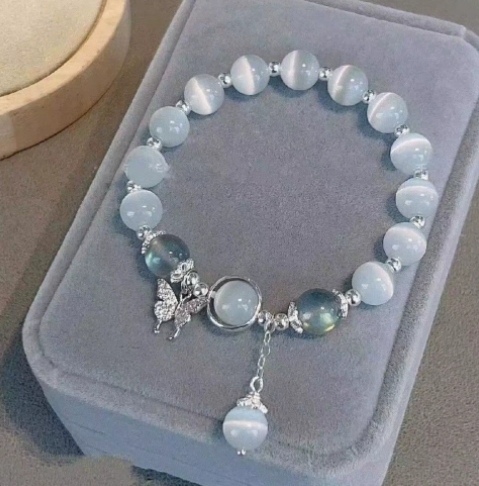 New Chinese style Chinese style fox bracelet safe lock tassel bracelet women's niche popular bracelet ancient style cold hand jewelry