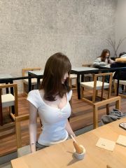 人棉260克桃心領修身t恤女春夏短袖上衣