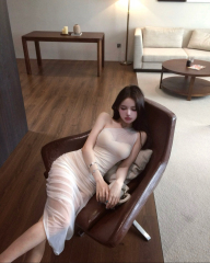 Real shot of the muse, pure slim shoulders, mesh pleated, slim waist pack and hip tight sexy dress