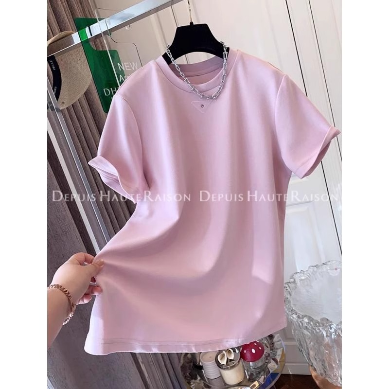 Beads + original fabric extra large size 240 catties Korean version of rhinestone texture short-sleeved T-shirt for men and women