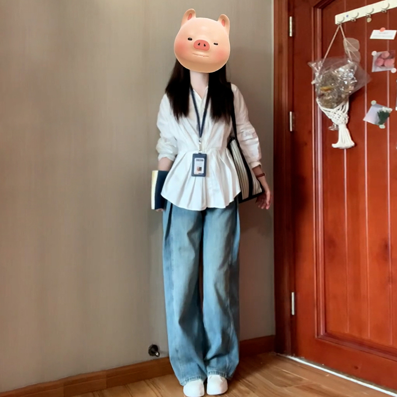 早秋氣質白色襯衫女秋季2025新款襯衣法式獨特小衫設計感高級上衣