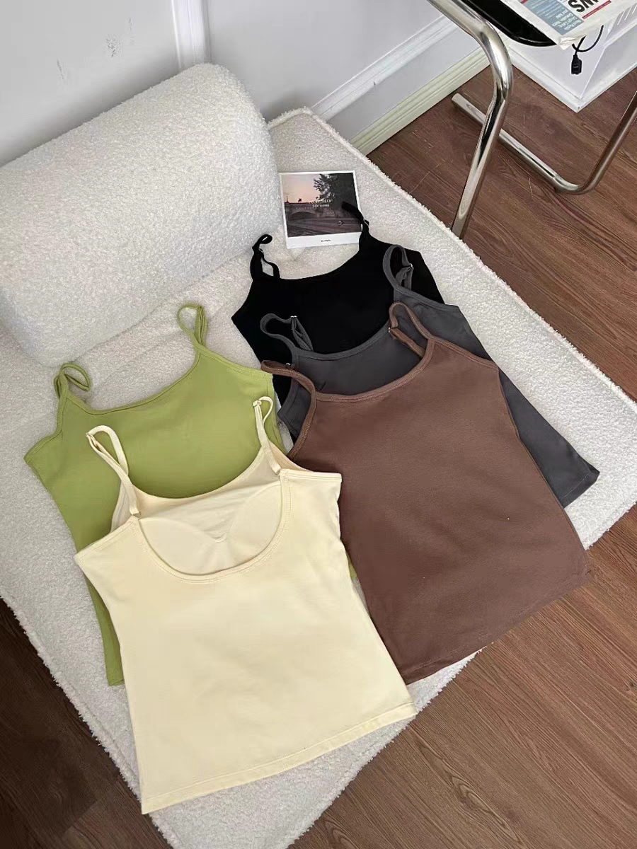 Luna微辣美式露背吊帶背心女性感出街夏季新款美背修身無袖上衣