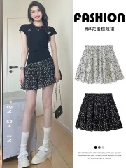 Puffy skirt black spring and summer cake skirt autumn and winter high waist slim new puffy skirt small