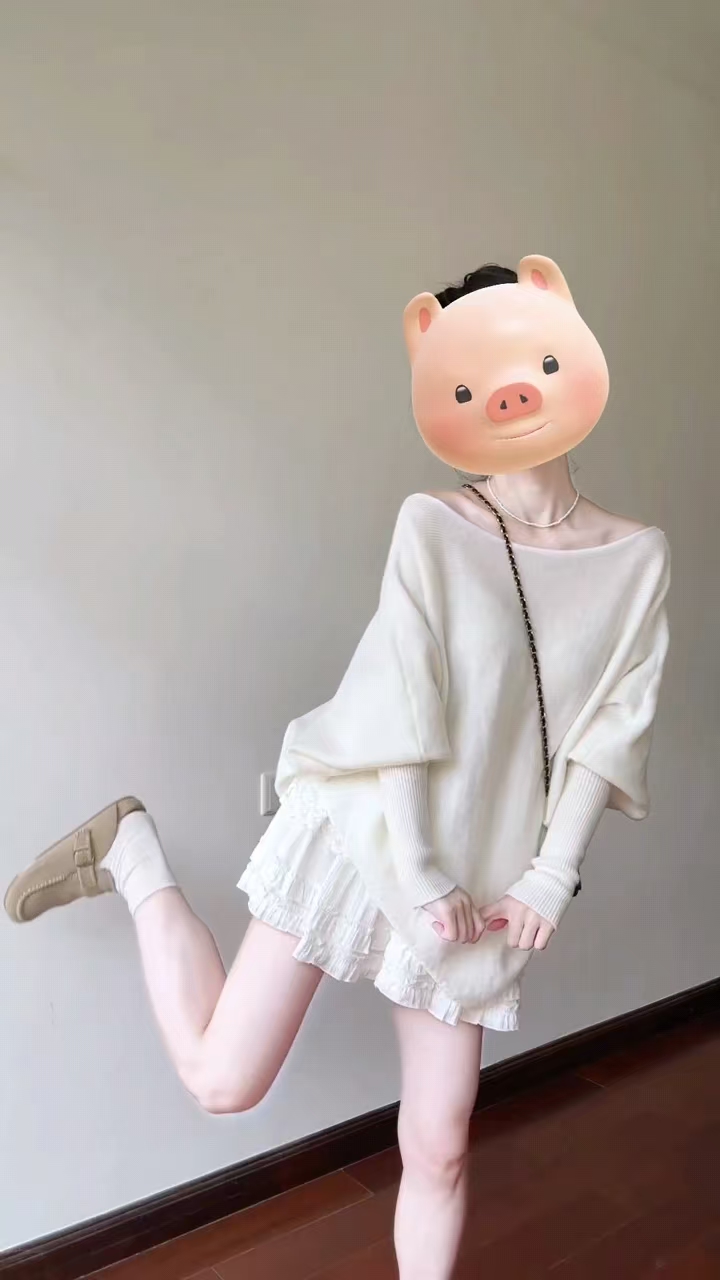 Spring white irregular knitted cardigan for women in spring and summer thin sunscreen shawl with lace skirt