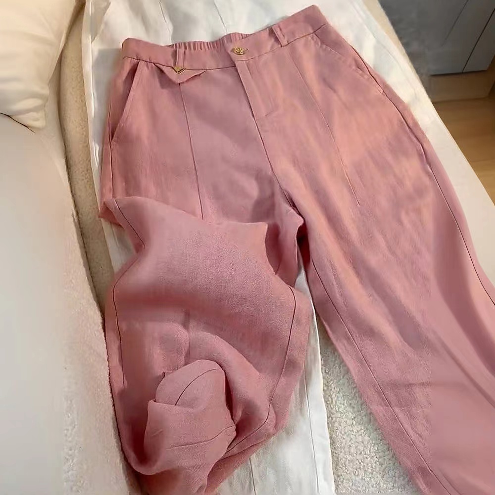 New stylish and fashionable harem pants, women's cotton linen casual pants