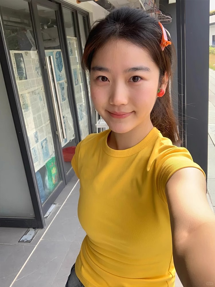 High-quality pure cotton 220g 40 pieces smooth wool 92 cotton 8 spandex slim waist pull-up short-sleeved T-shirt for women