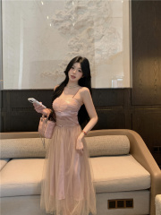 Actual Shoot~Sweetheart Princess~Romantic Flowing Sand Ballet Skirt 2025 Early Summer Net Dress