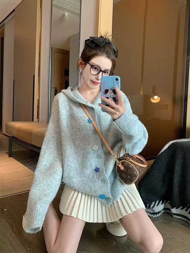 Women's 2025 new spring fashionable Maillard knitted underwear top