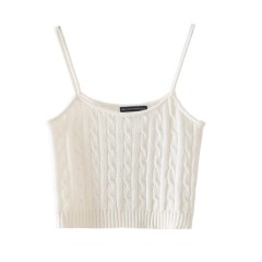 美式復古內搭外穿辣妹短款上衣性感針織吊帶衫背心bm風吊