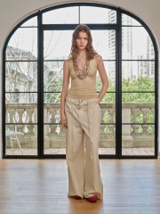 with sonnet sequin splicing covers the secondary breasts slim vest atmosphere retro high elastic base strap