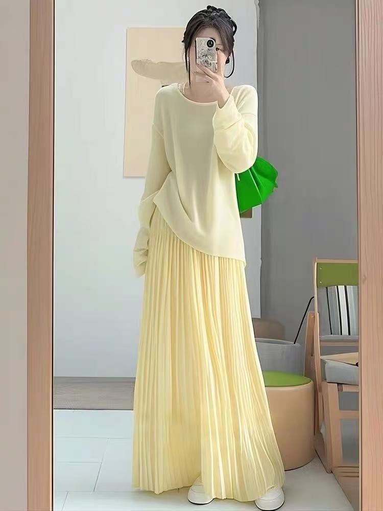 Knitted slings 2025 spring new women's base shirt with Korean dopamine top