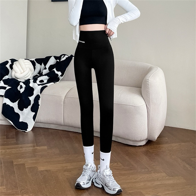 Price ~Summer large-size tight-fitting pants wear high-waist shark pants belly-tighting pants bottoming pants