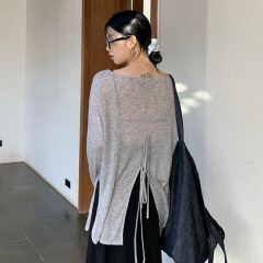 Korean chic sunscreen cardigan thin women's outer blouse summer shawl mid-length air conditioning lazy style top trendy