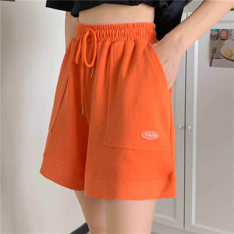 Fish scales summer new style loose casual slimming wide-leg shorts for women