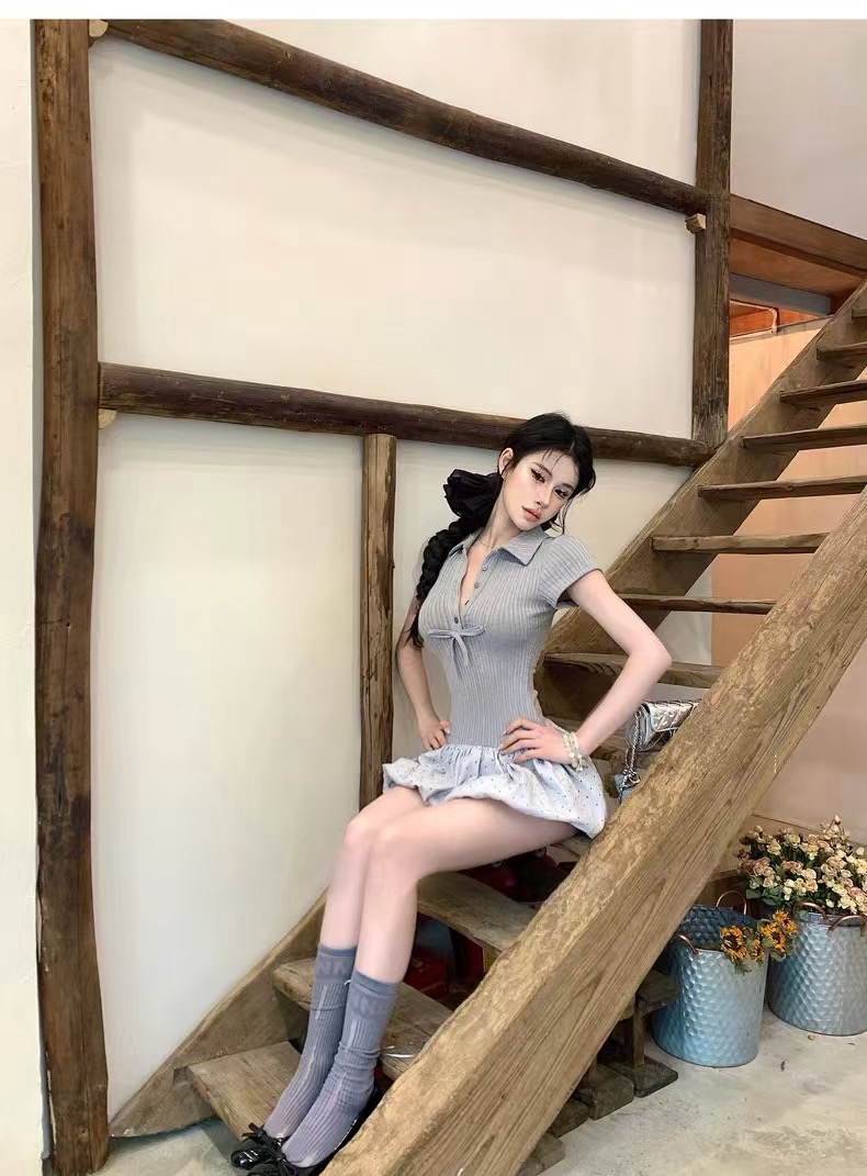 法式仙女氣質海邊度假長裙垂墜感黃色暈染印花v領吊帶連衣裙女夏