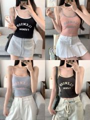 性感蕾絲吊帶背心女修身內搭帶胸墊純欲打底辣妹美背上衣