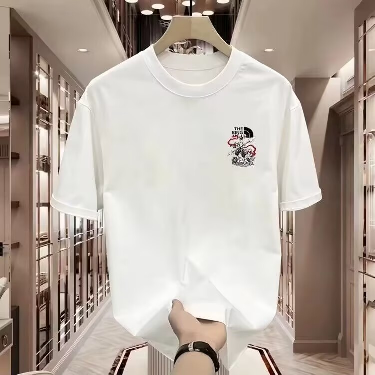 National trend Nezha printed half-sleeved T-shirt men summer 2025 new couple short-sleeved loose ins trendy tops trendy women