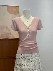 Gentle temperament round neck sleeveless knitted vest for women 2025 new Korean casual style age-reducing slimming top