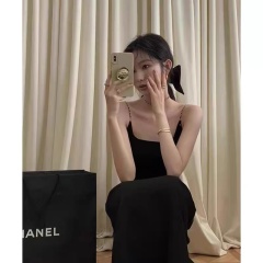 French pure sexy hot girl Xiaoxiang style chain suspender vest women's inner bottom and outer wear new tops