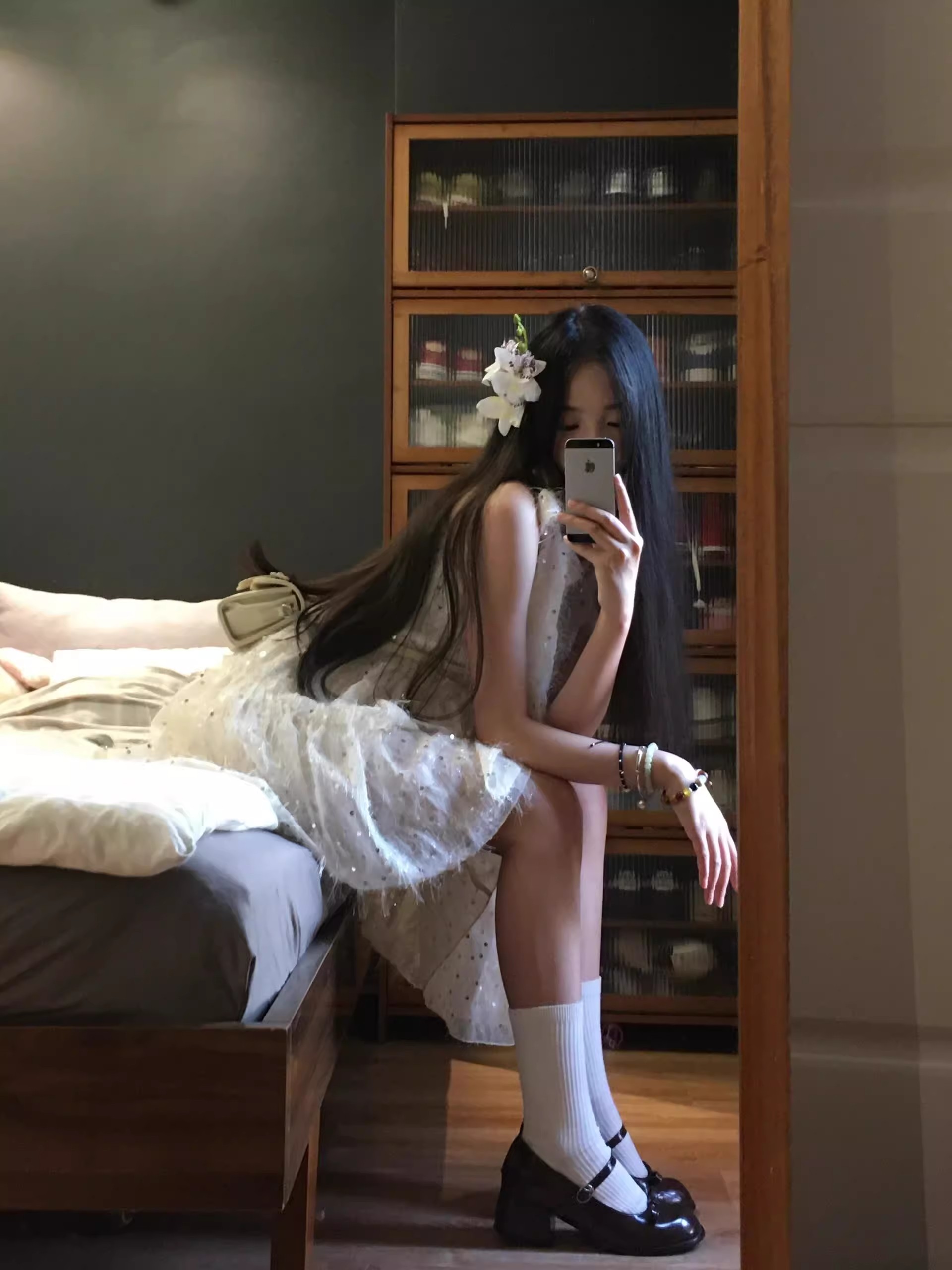 Dress Super fairy pure and lustful bow tie halter short skirt for women in spring and summer niche design doll skirt