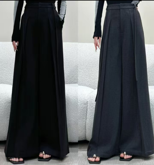 JUDING/JuDING/JuDING Commuter Treasure High Waist Straight Draped Casual Pants Women's Versatile Suit Pants 9685-