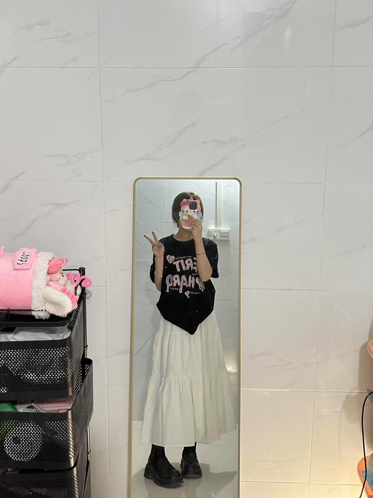 High-quality pure cotton 200g 100% cotton combed tight high-quality workmanship short-sleeved T-shirt for women