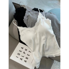 South Korea's Dongdaemun summer new suspender vest with elastic strap chest and outer wear chest-wrapped base beautiful back lingerie