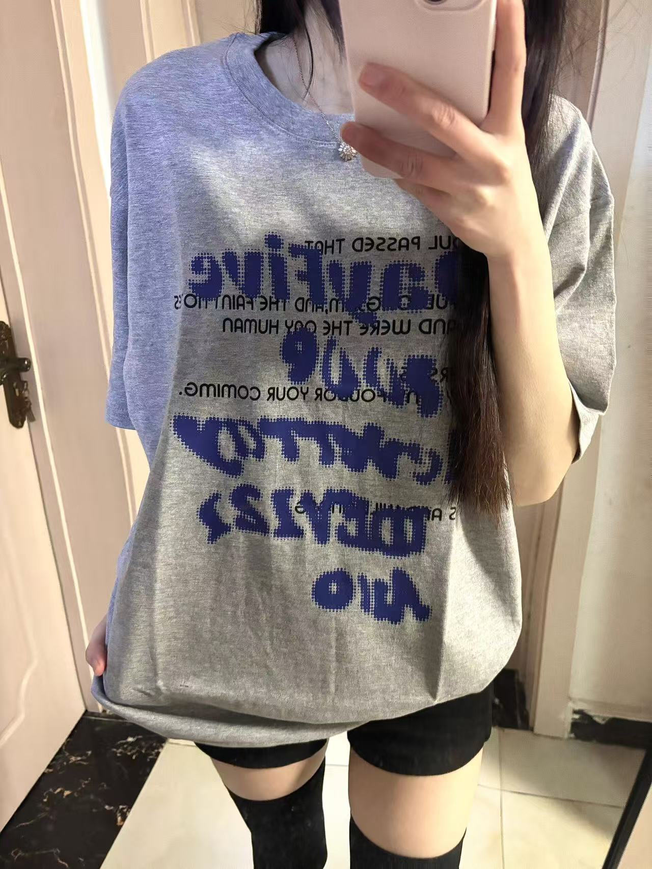 High-quality pure cotton 200g 100% cotton combed tight high-quality workmanship short-sleeved T-shirt for women