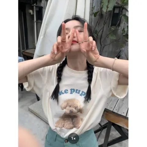 Korean foreign trade short-sleeved T-shirt for women loose Korean version ins trendy spring and summer new mid-length half-sleeved top ins trendy