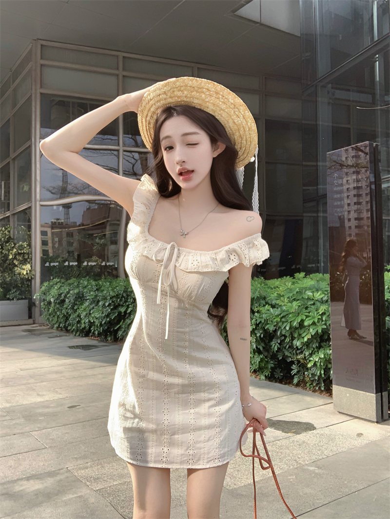 實拍~小蘿莉碎花小個子溫柔小眾連衣裙