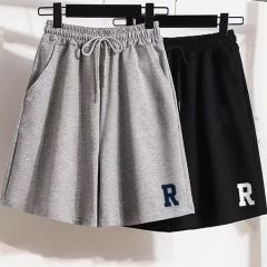 短褲女夏季2025新款薄款寬鬆顯瘦闊腿褲子學生休閒褲抽繩in