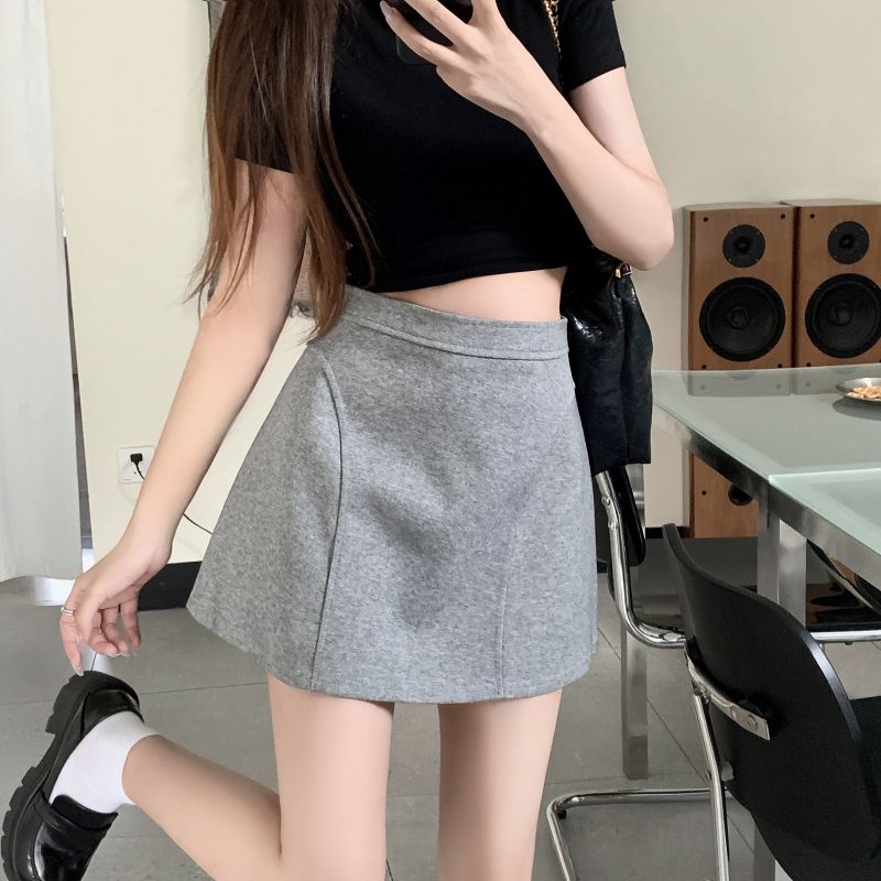 Real photo #Pure Cotton Hua Cotton 310g Summer Skirt with Inner Summer Dress Women's Zipper Skirt