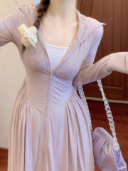 Summer sun protection clothes for women 2025 new ice silk lightweight breathable UV medium-length sun protection clothes slim jacket