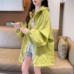 實拍100滌防曬衣女衛衣連帽大碼胖mm外套