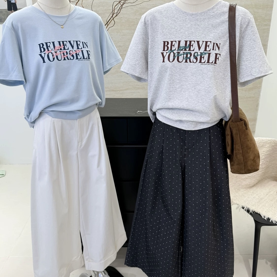 200g combed and tight spun in 2025, pure cotton back bag strip, spring and summer loose shoulder printed short-sleeved T-shirt