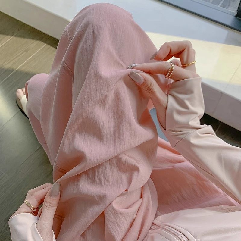 2025 new wide-leg pants summer thin Yamamoto pants loose and slim draped straight-leg casual trousers for women