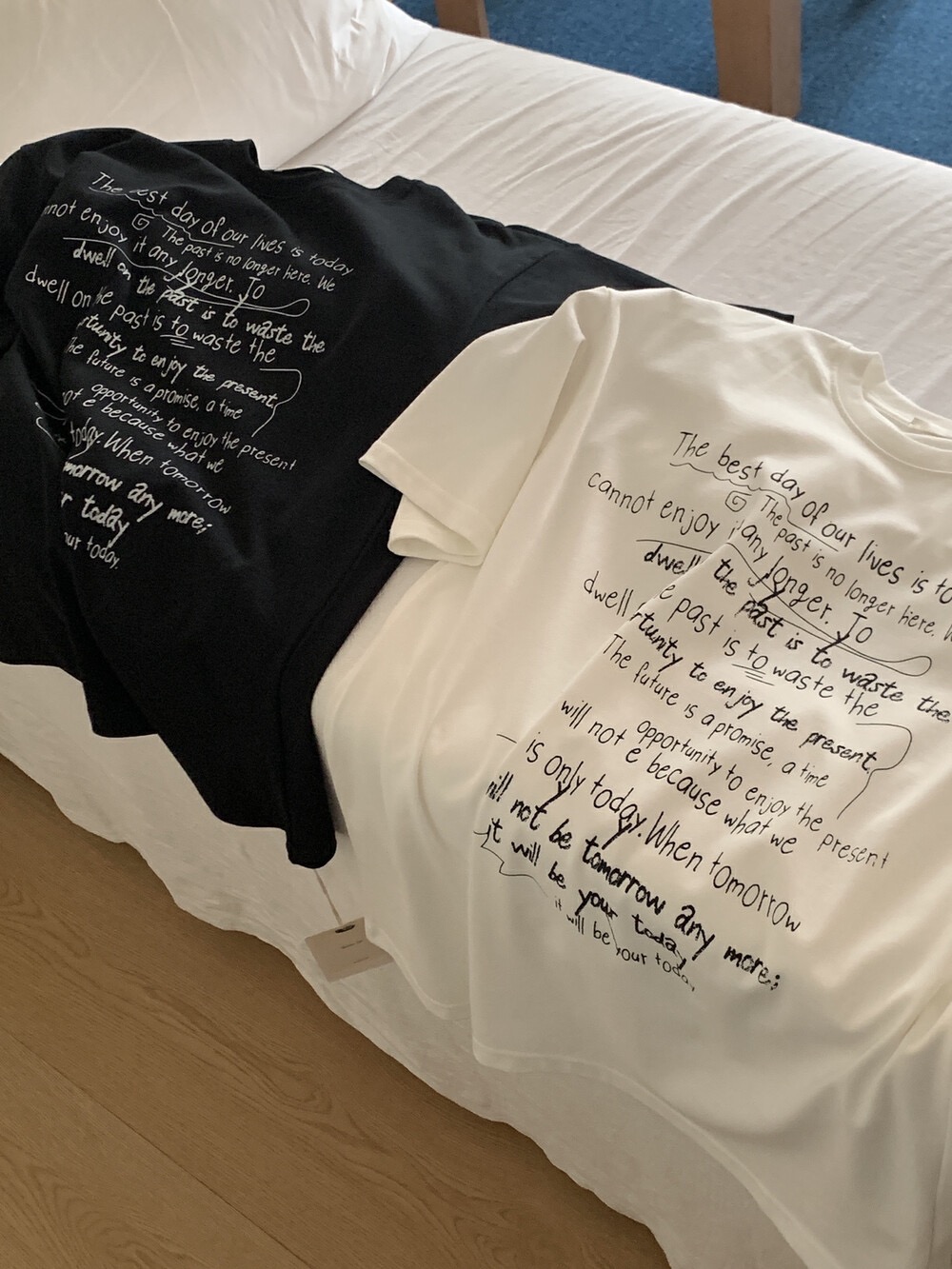 200g combed and tight spun in 2025, pure cotton back bag strip, spring and summer loose shoulder printed short-sleeved T-shirt