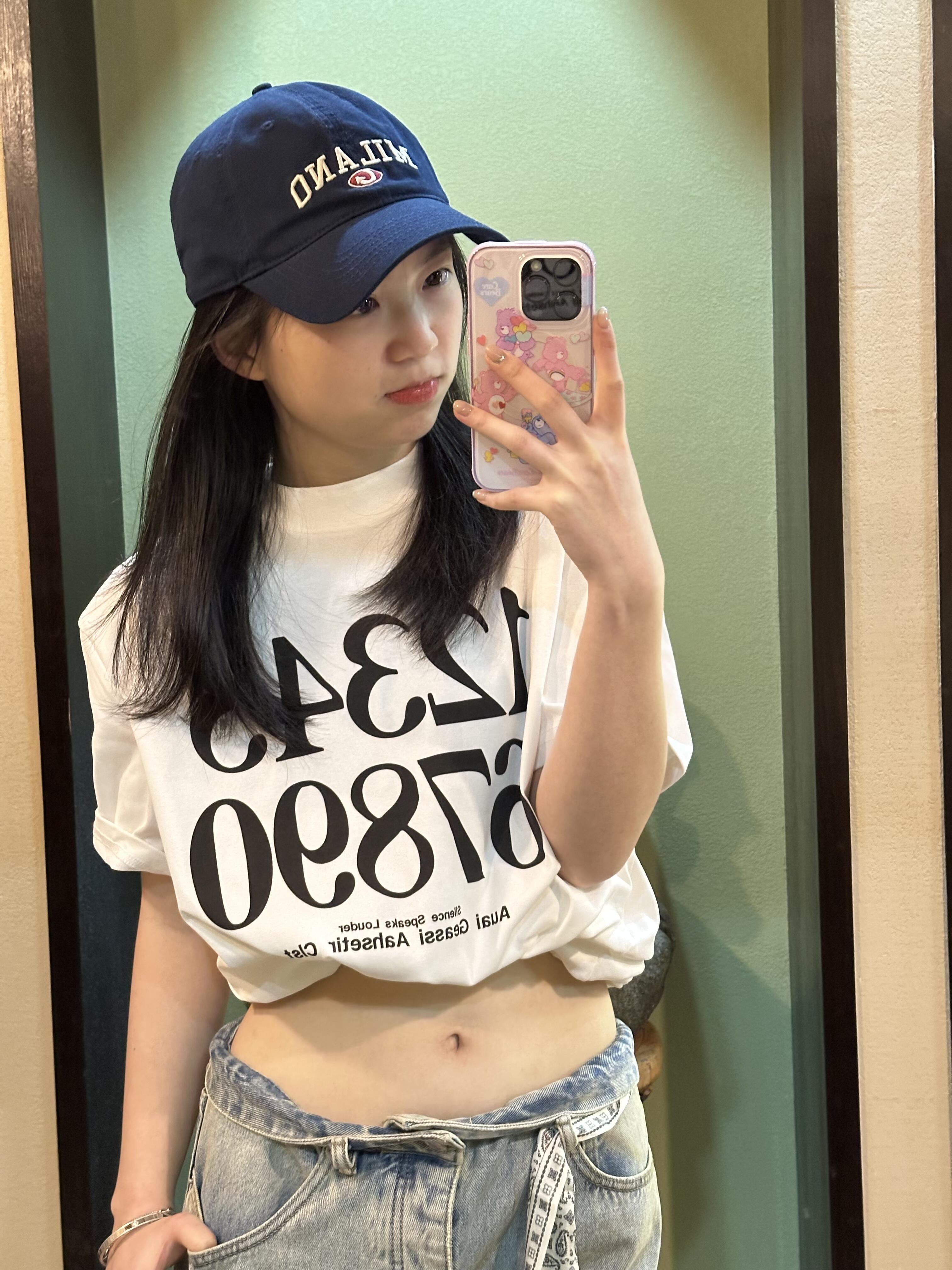200g combed and tight spun in 2025, pure cotton back bag strip, spring and summer loose shoulder printed short-sleeved T-shirt