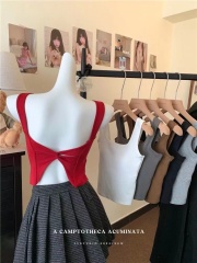 2025 New Hot Girl Backless Straps Bra Top for Women, Nubra as Base Layer, Wearable as Outerwear, Integrated Beauty Back Top with Padded Cups