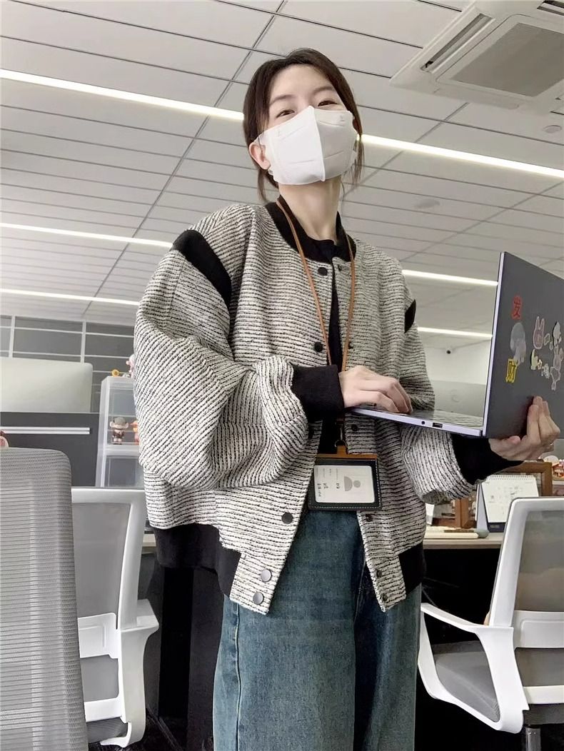 飛行員夾克短款2025新款春秋季冷淡系慵懶風棒球服chic早春外套女