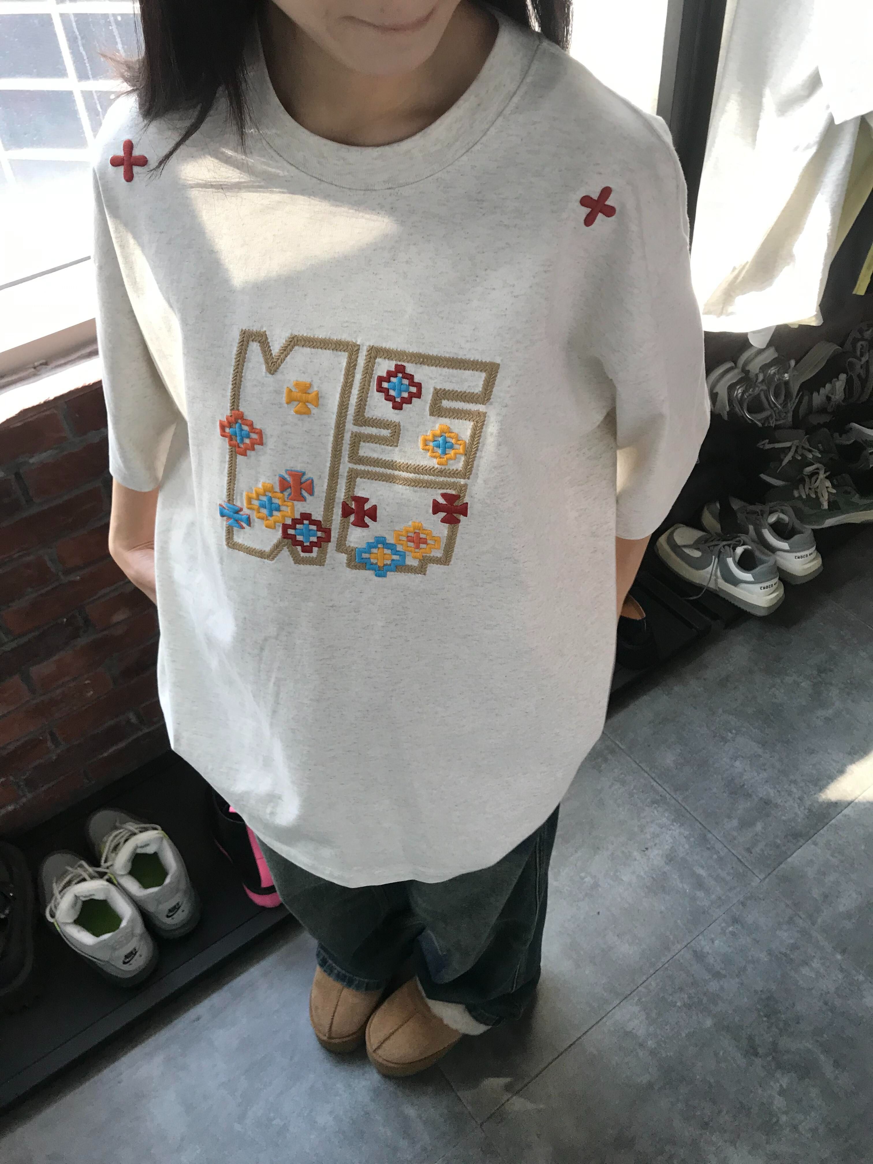 原版做工  刺繡 19支220克純棉 螺紋領+包邊拉肩