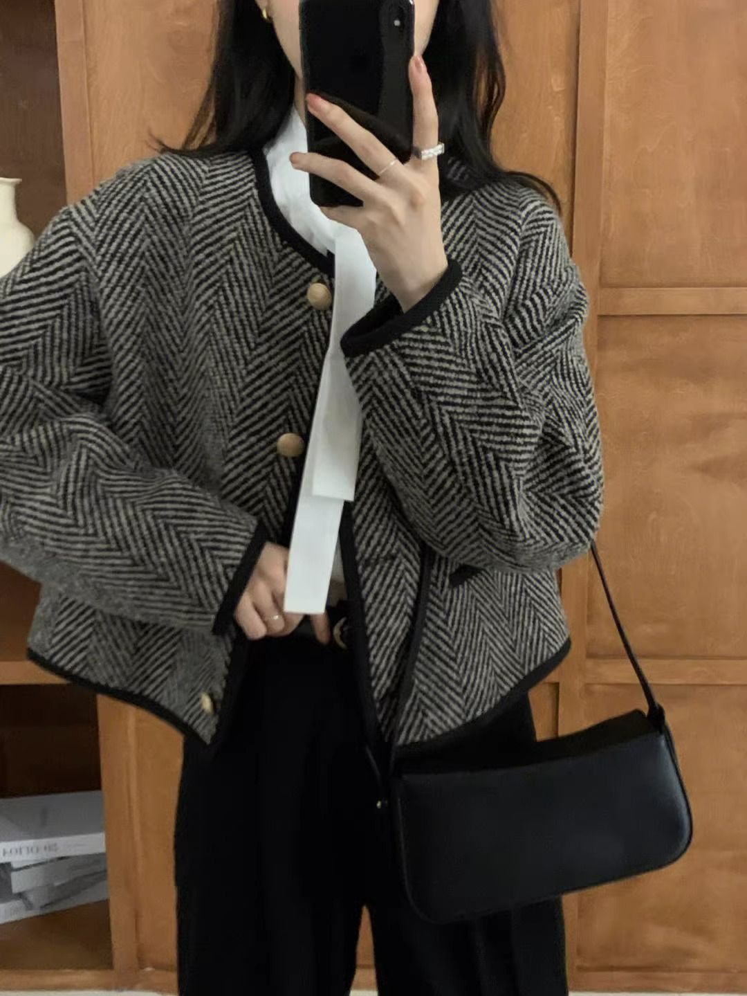 高級感超好看冷淡系短外套韓系小眾設計不撞款秋冬季2025新款女裝
