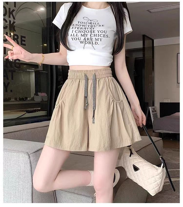 Bingsi Yamamoto wide-leg pants skirt shorts for women in summer thin large-size skirt yoga hot pants sports pants