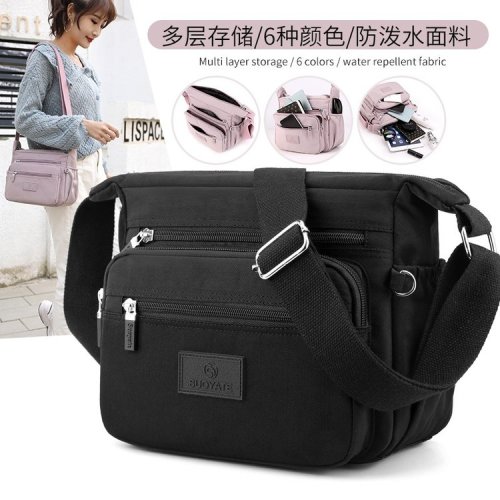 High-value shoulder bag simple multi-component canvas bag large capacity for work commuting women's bag cross-border wholesale crossbody bag