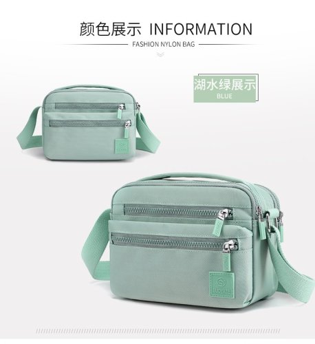 Shoulder bag women wholesale multi-layer trendy crossbody bag casual business money-proof water splash nylon cloth mother bag