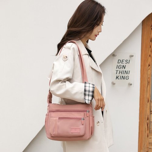 New middle-aged mothers' bag casual large capacity crossbody bag outdoor sports coin wallet lightweight shoulder bag